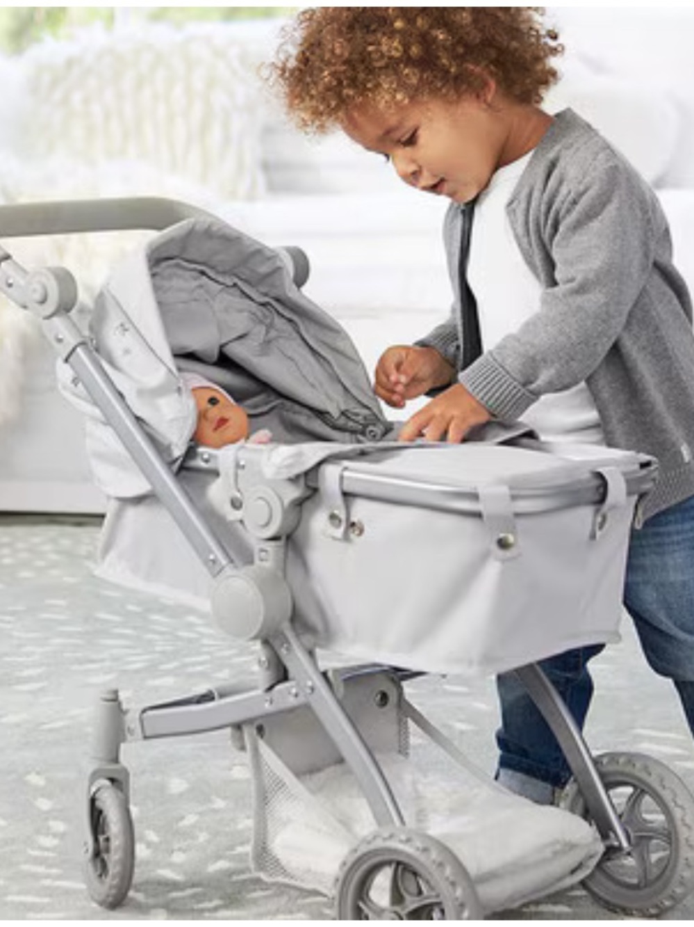 Pottery Barn 3-in-1 Convertible Stroller (for dolls)